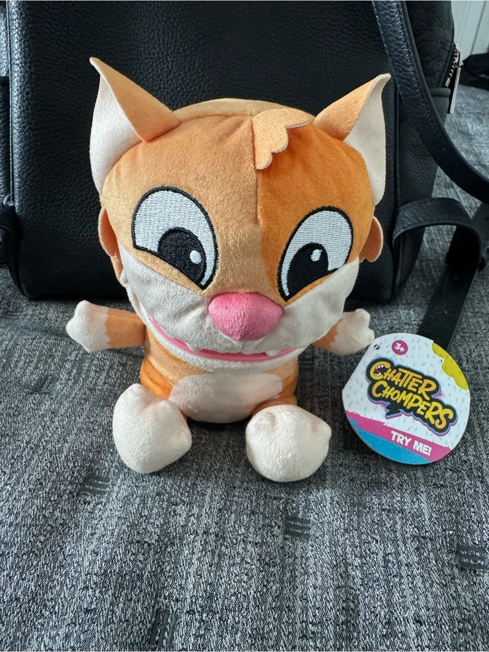 Chatter Chompers Cat Plush 6.3